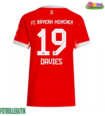 Bayern Munich Alphonso Davies #19 Hemmatröja Kvinnor 2025-26 Kortärmad